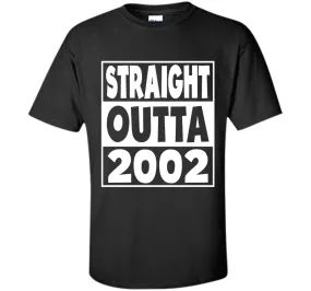 15th Birthday Gift T-Shirt Straight Outta 2002