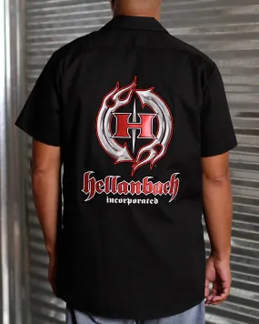 3D Work Shirt - Black/Red