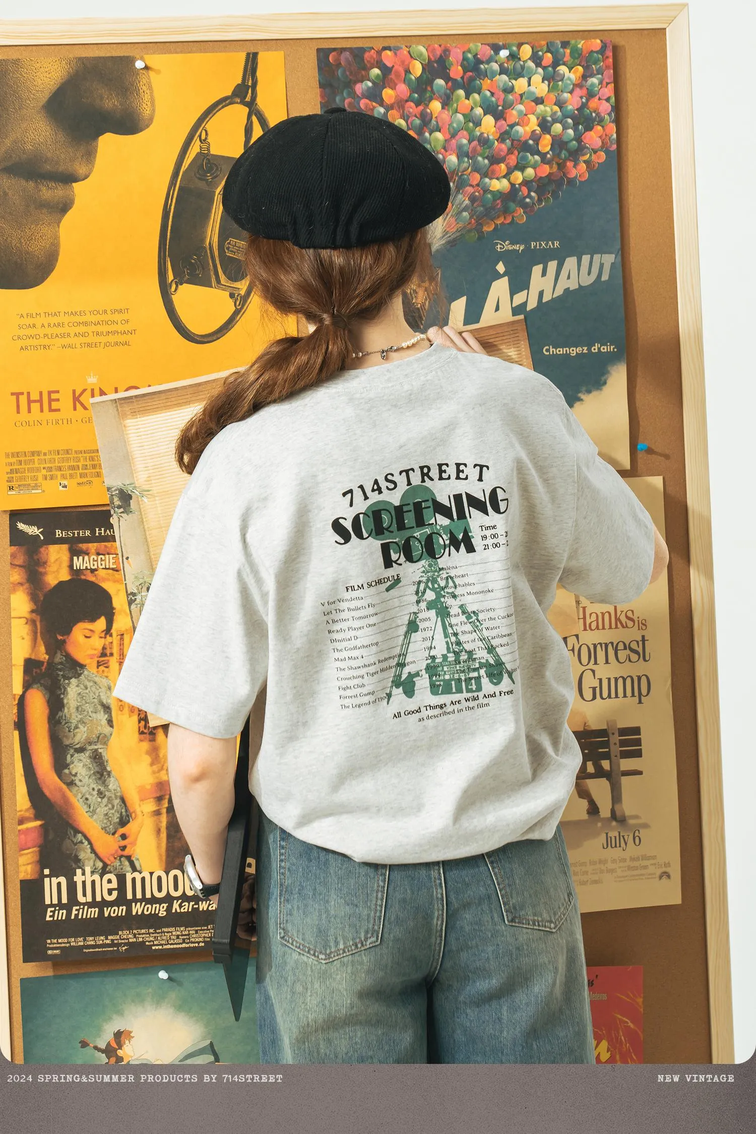 714STREET オリジナルプリントTシャツ 714ST019