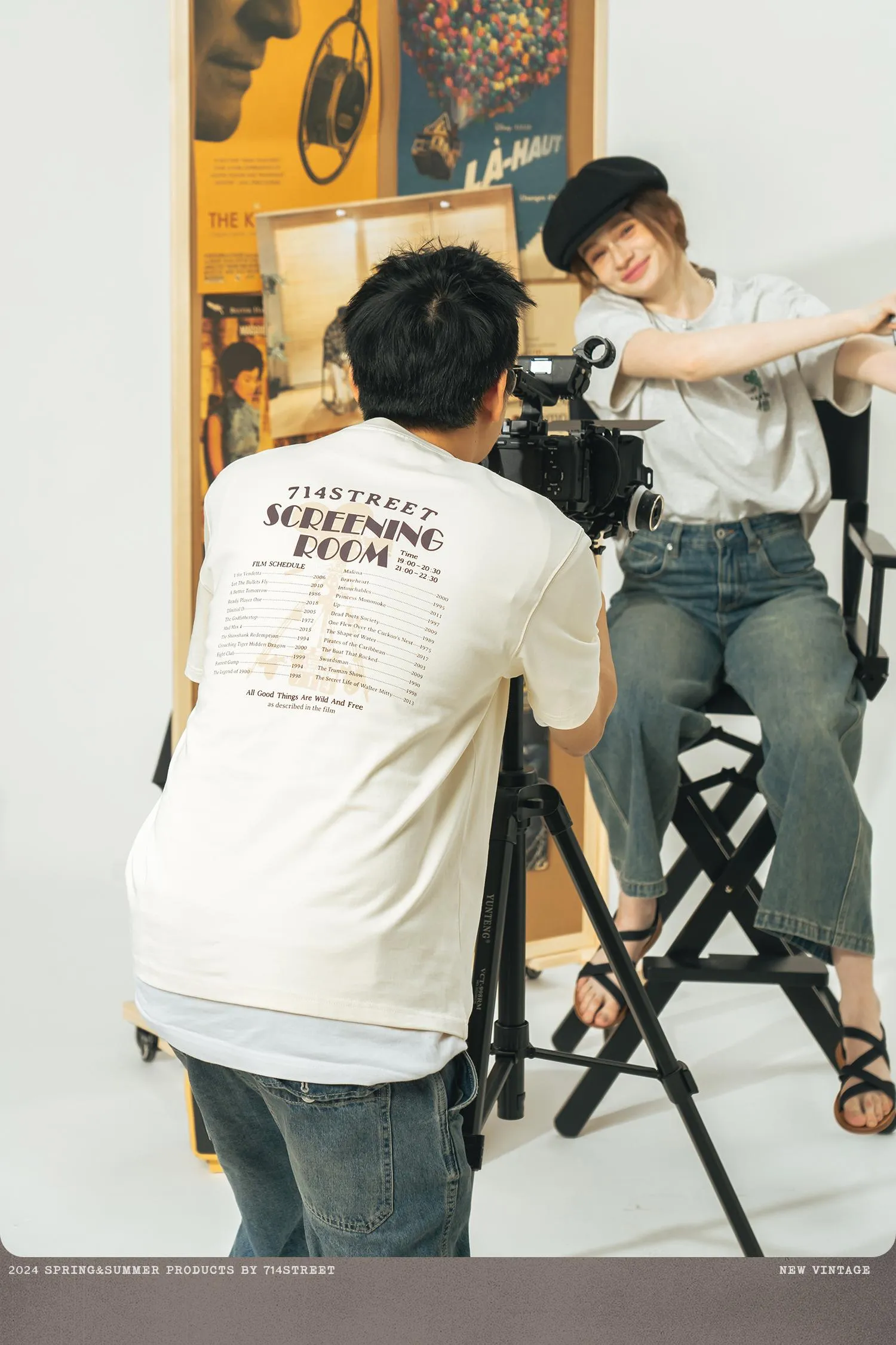 714STREET オリジナルプリントTシャツ 714ST019