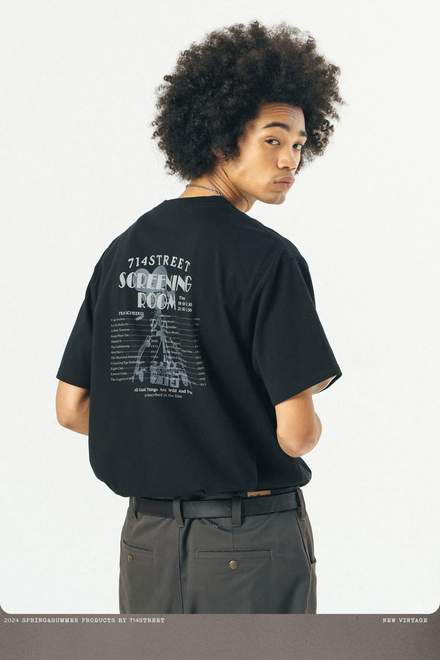 714STREET オリジナルプリントTシャツ 714ST019