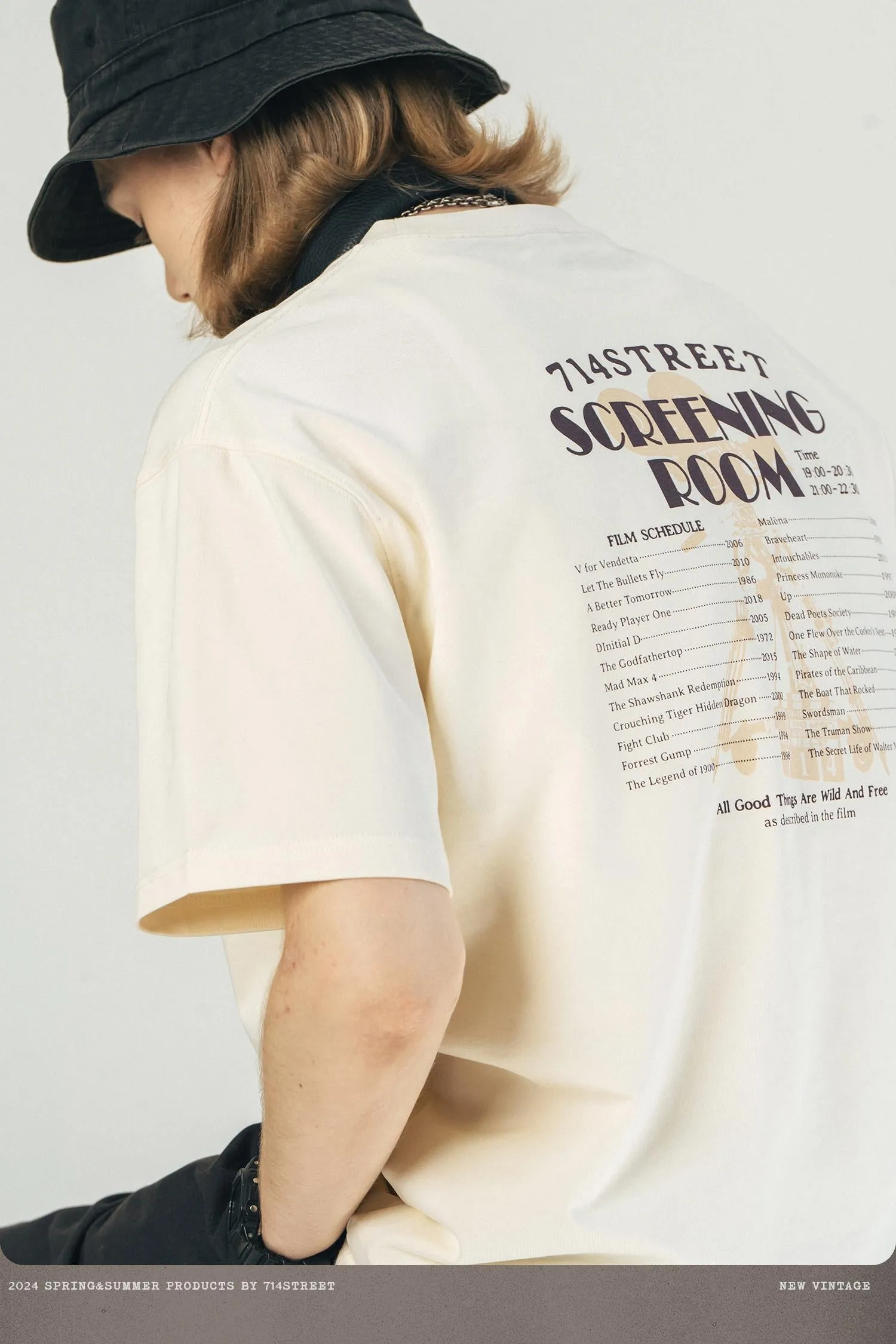 714STREET オリジナルプリントTシャツ 714ST019