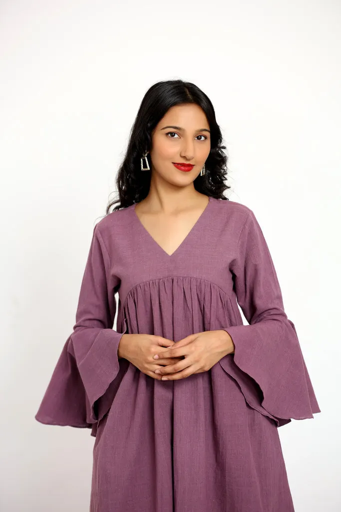 Aadya Moda Women's Kala Cotton Wine Dipped Co-ord Set