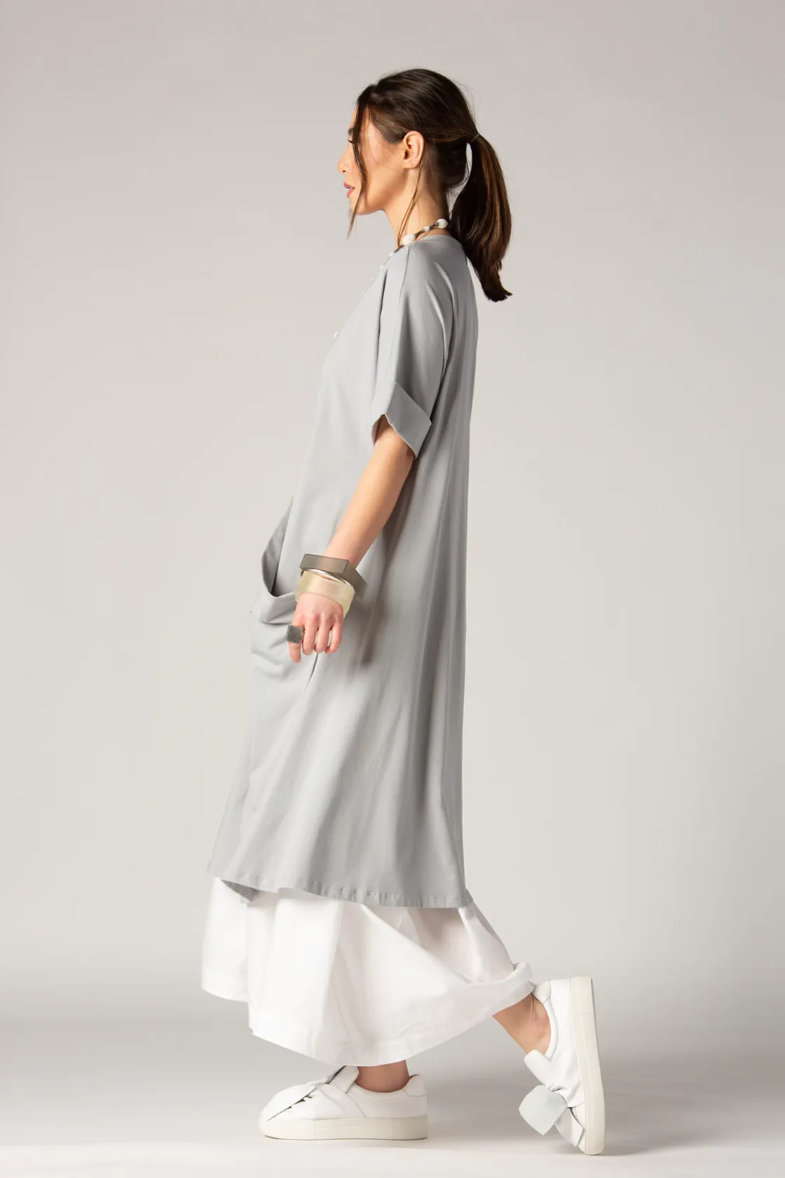 ALEMBIKA Paulie Dress in Stone