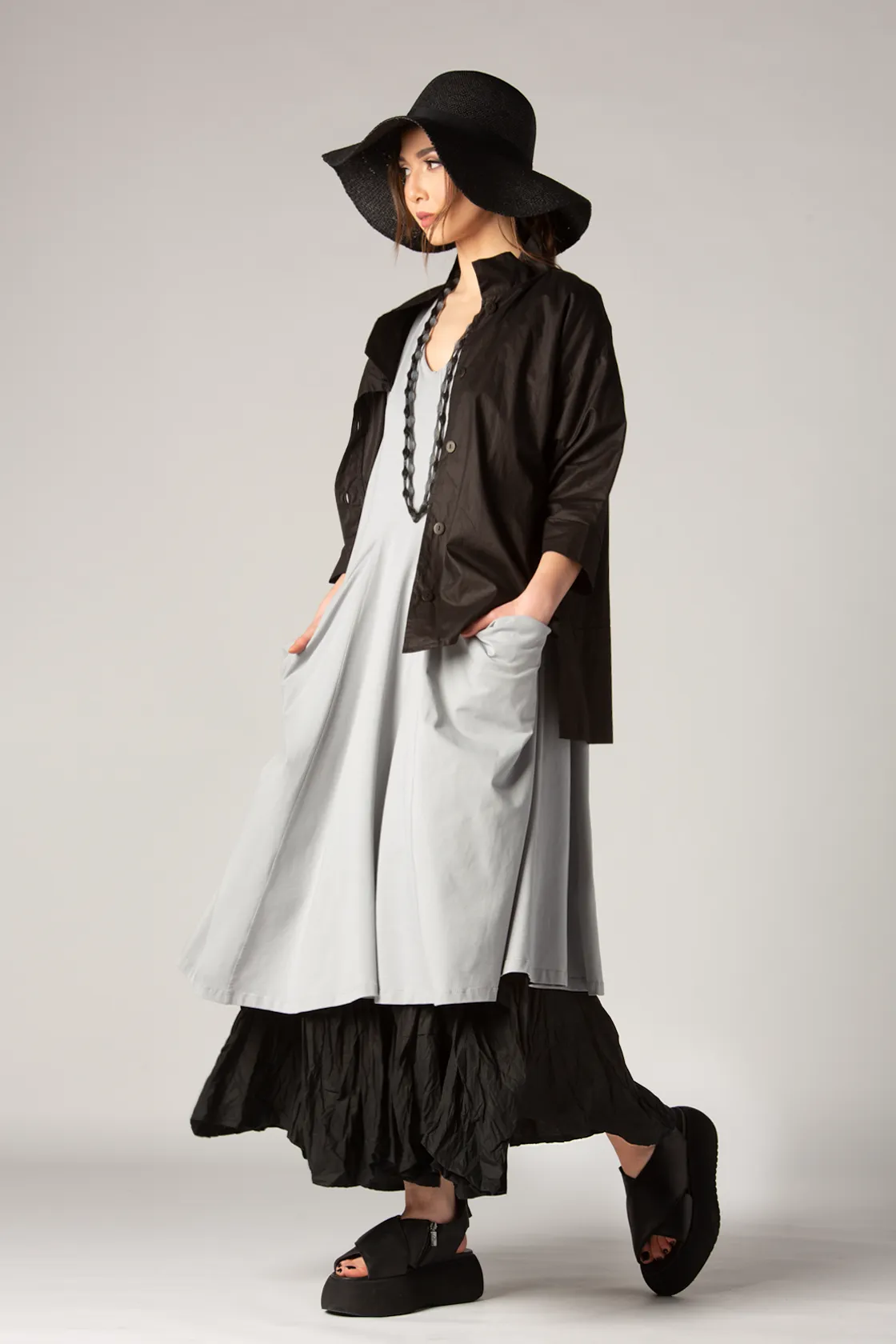 ALEMBIKA Paulie Dress in Stone
