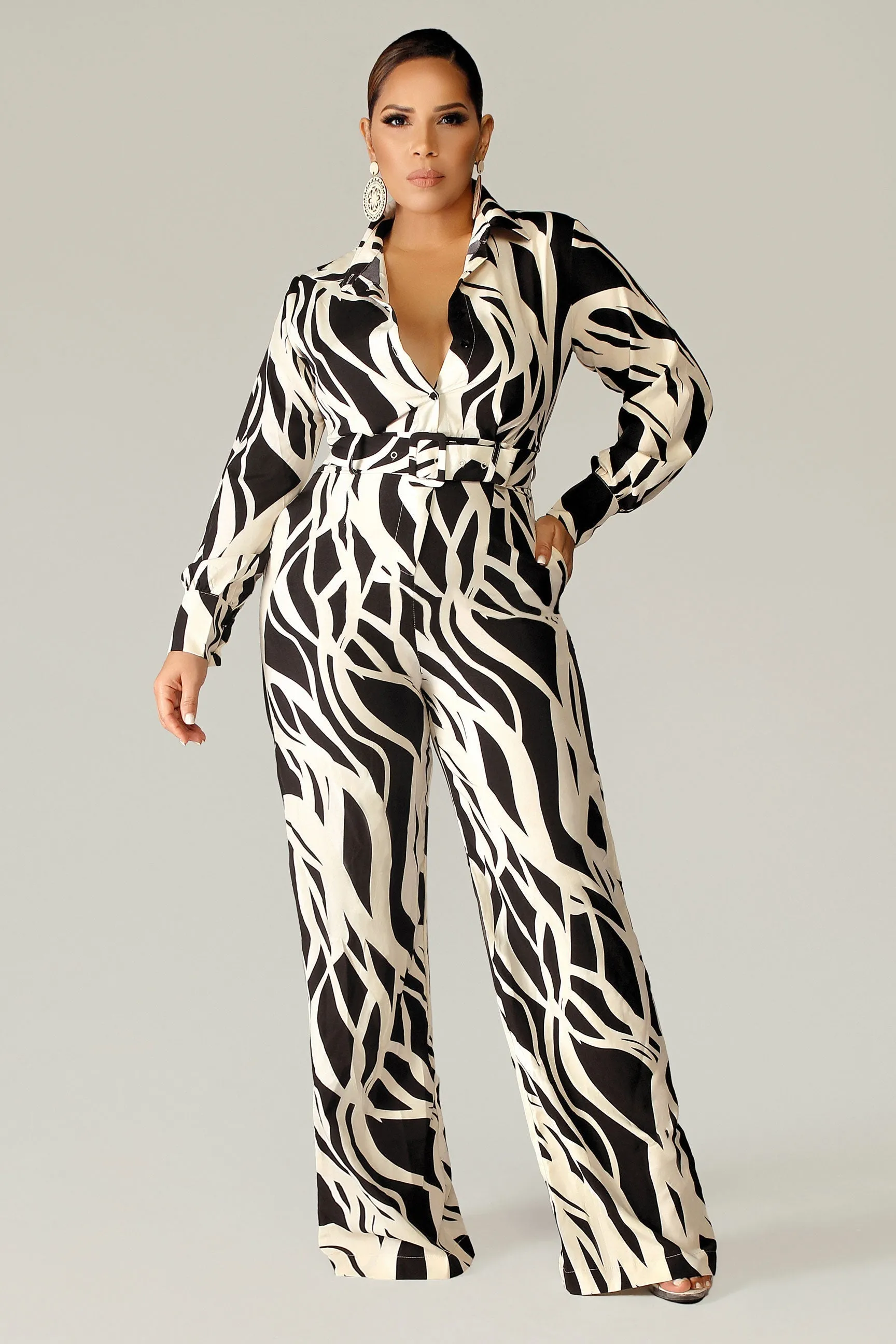 Amani Belted Jumpsuit