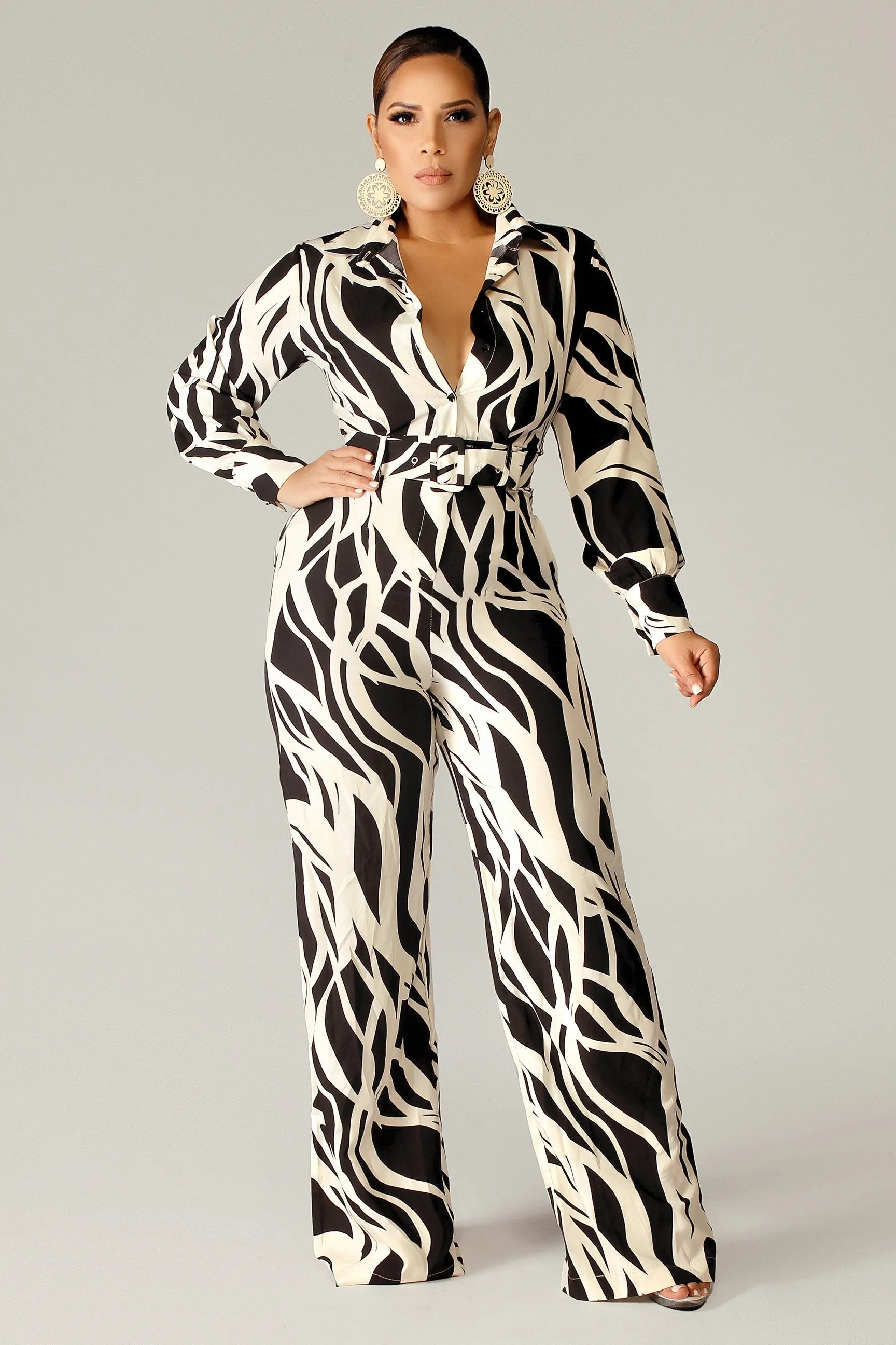 Amani Belted Jumpsuit