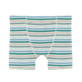 Bamboo Boxer Brief - Lakeside Stripe