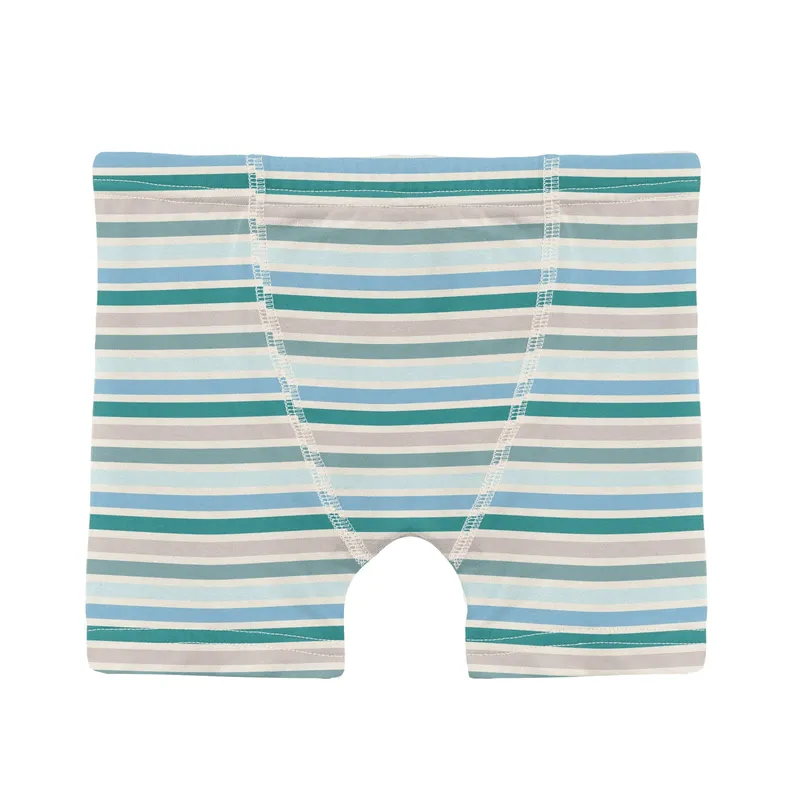 Bamboo Boxer Brief - Lakeside Stripe