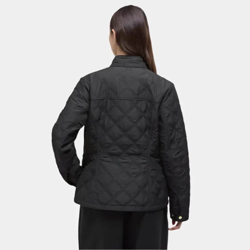 Barbour International Halsey Quilted Jacket In Black