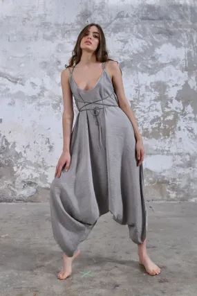 Baris Jumpsuit in Light Gray