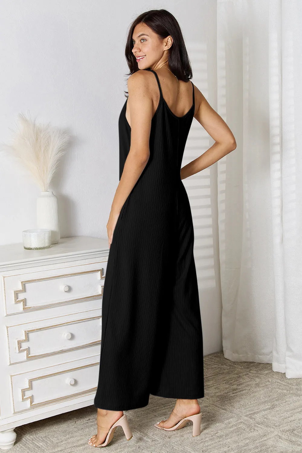 Basic Bae V-Neck Jumpsuit