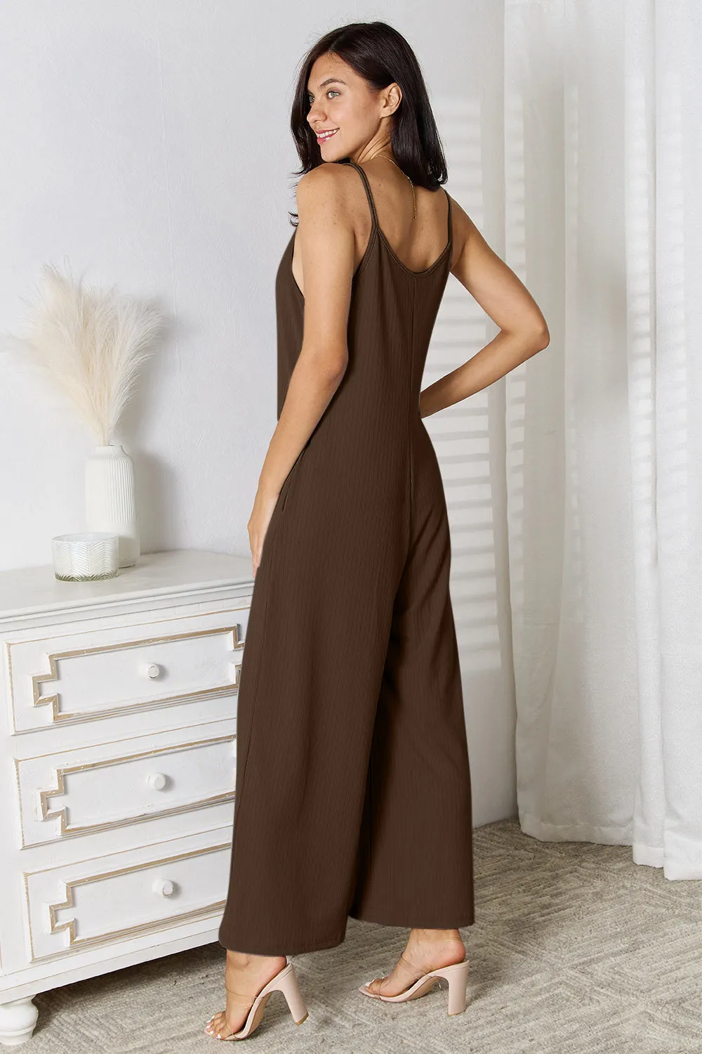 Basic Bae V-Neck Jumpsuit