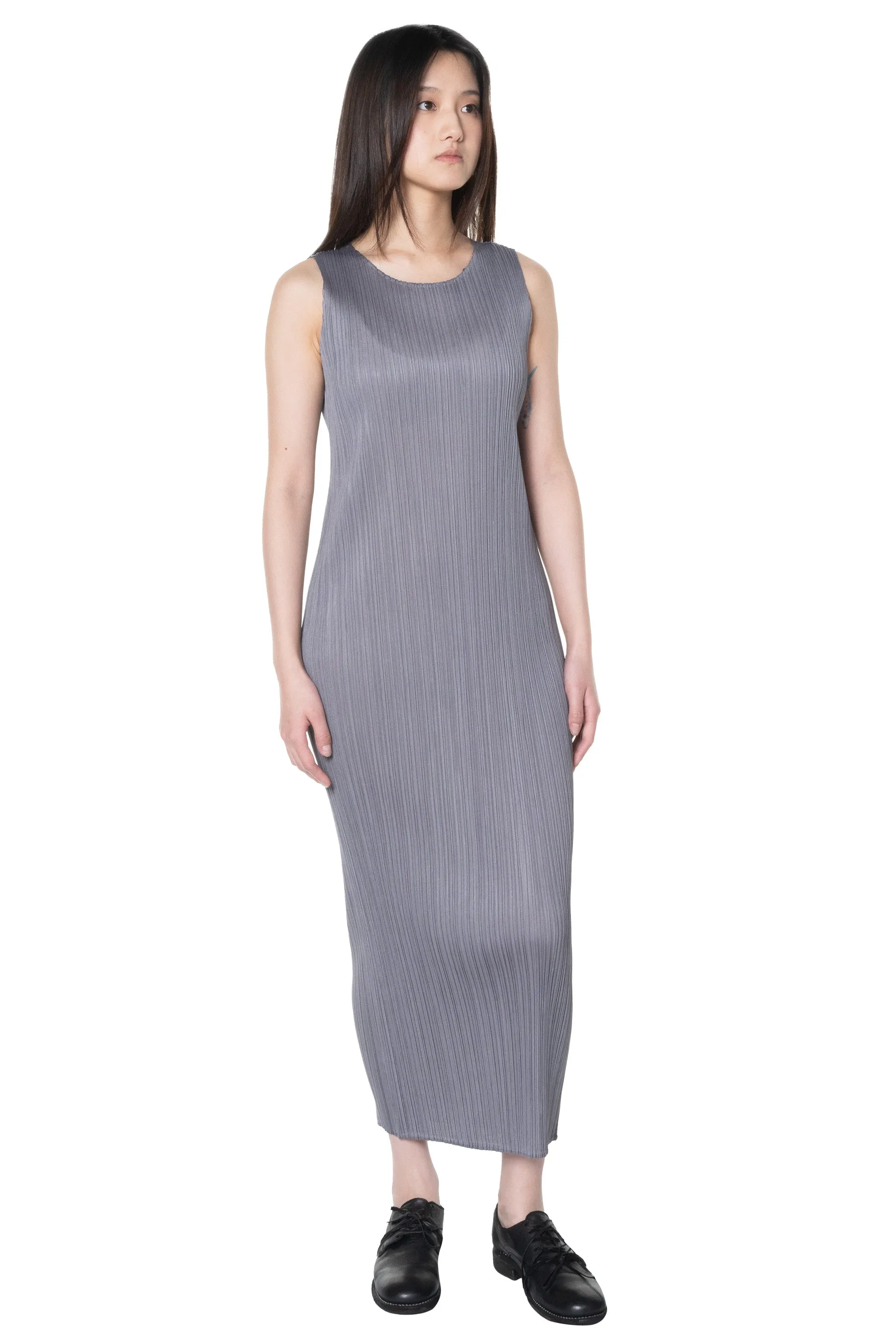 Basic Long Grey Dress