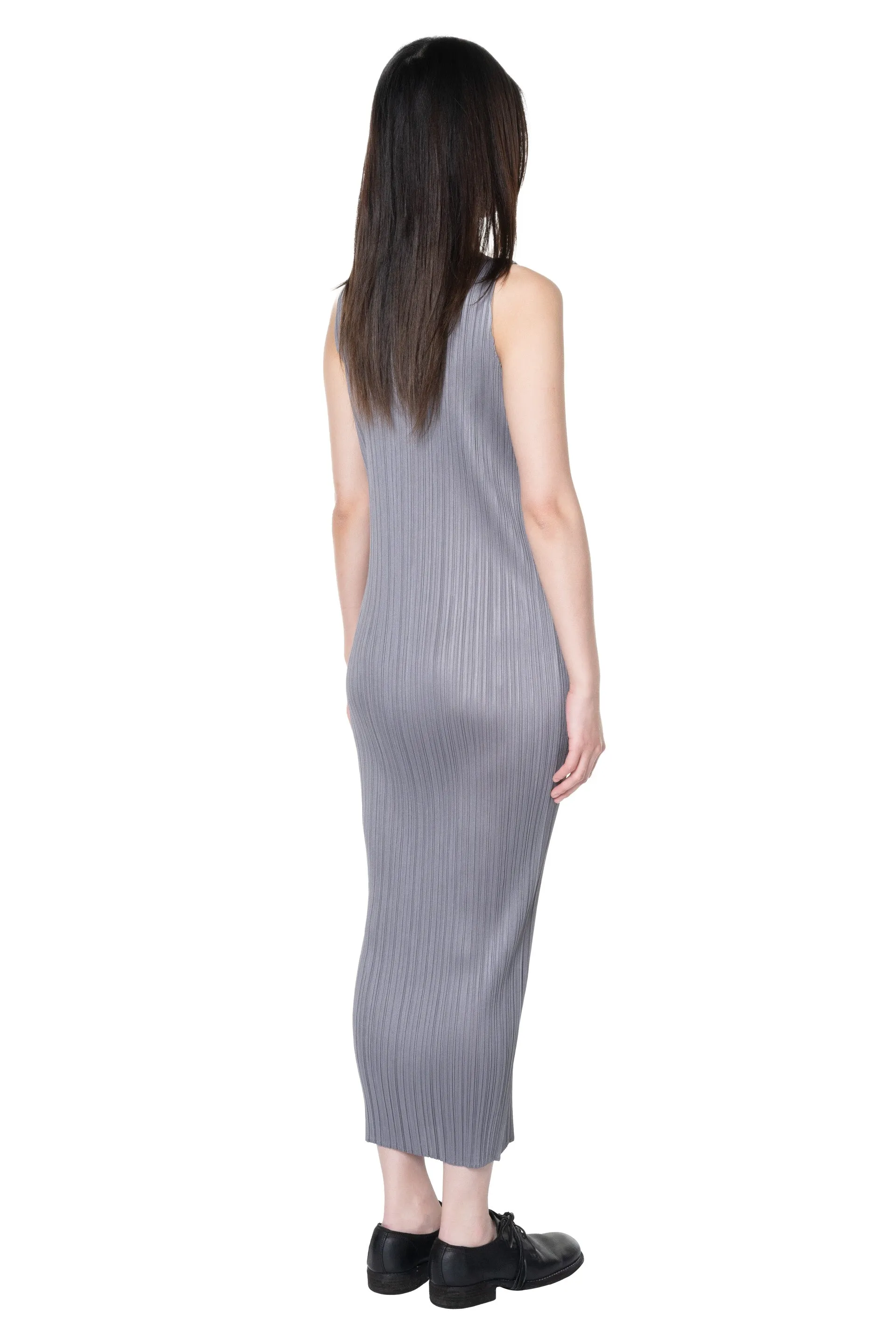 Basic Long Grey Dress