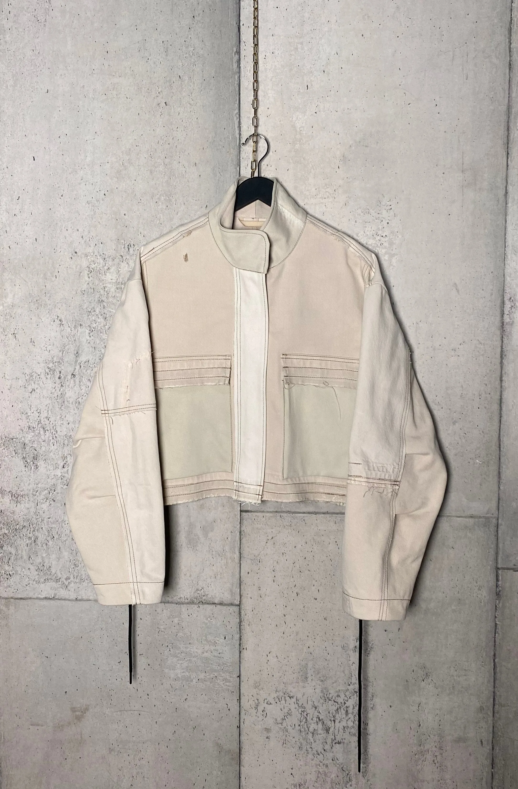 Beige Denim Jacket