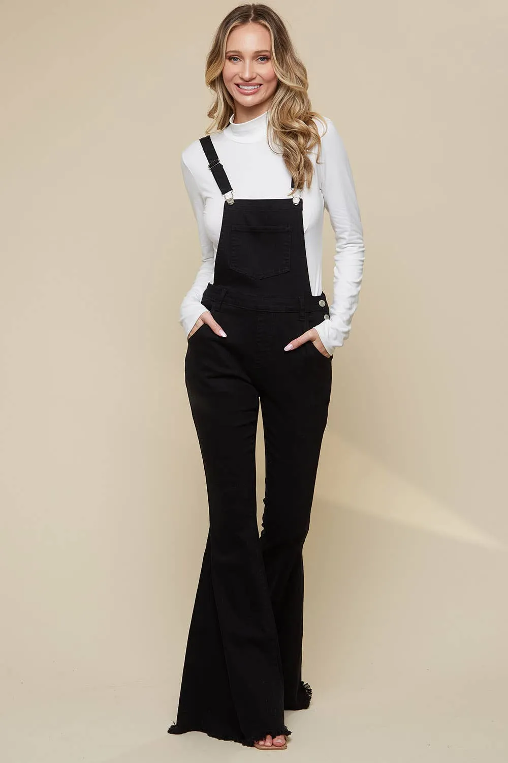 Bellbottom Denim Overall - Black Jean Jumpsuit ONLY 2 LEFT!