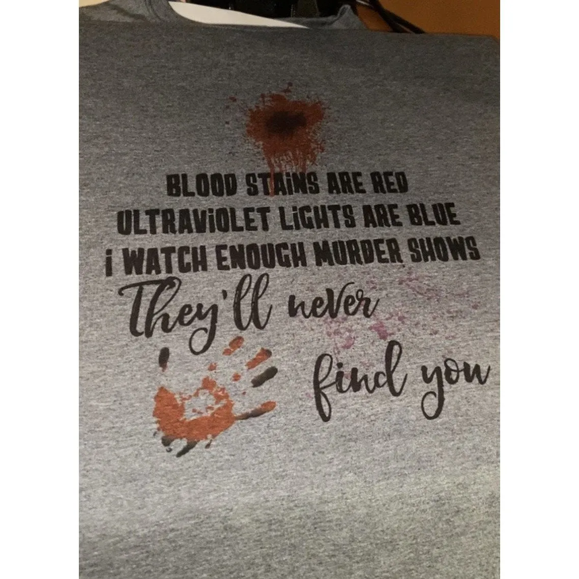 Blood Stains are Red