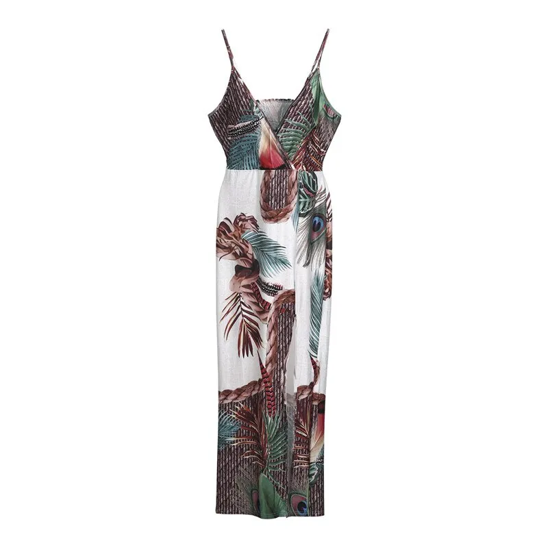 Boho Floral Women Dress Sexy Ladies Sleeveless Bodycon Prom