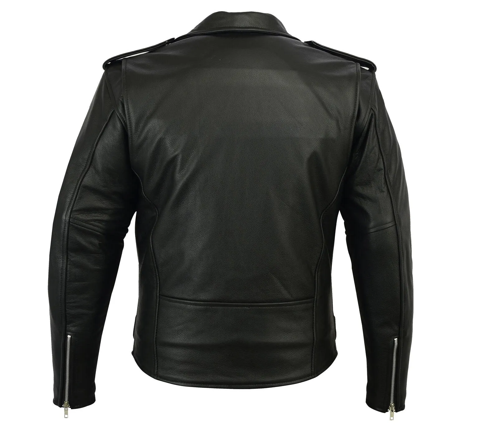 Brand New Leather Motorbike Jacket Marlon Biker Motorcycle With Genuine CE Armour