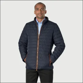 Brook Taverner Orlando Navy Quilted Puffer Jacket Casual==