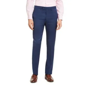 Calvin Klein Mens Slim fit Dress Pants 36 / 34 Blue Solid