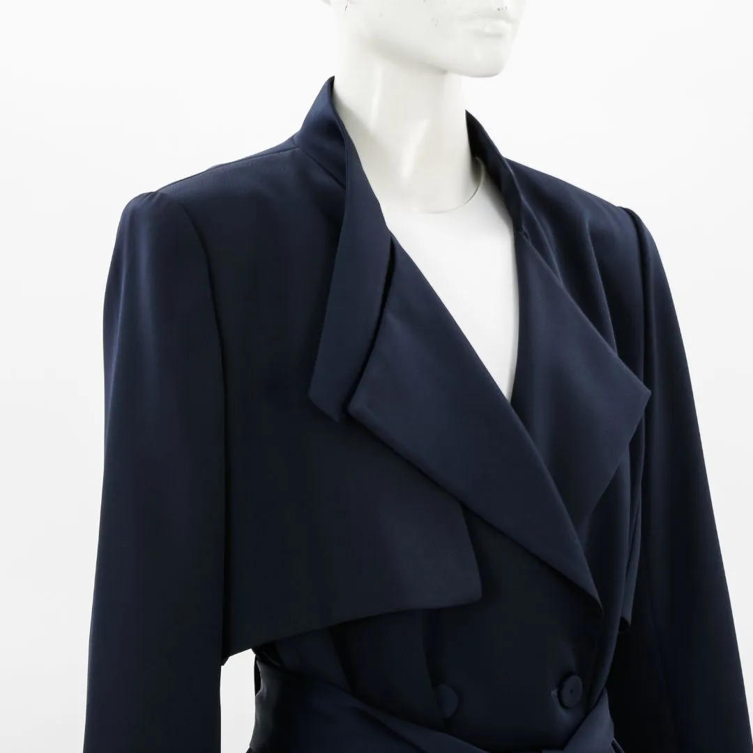 Carla Zampatti Satin Trench Coat Size 16