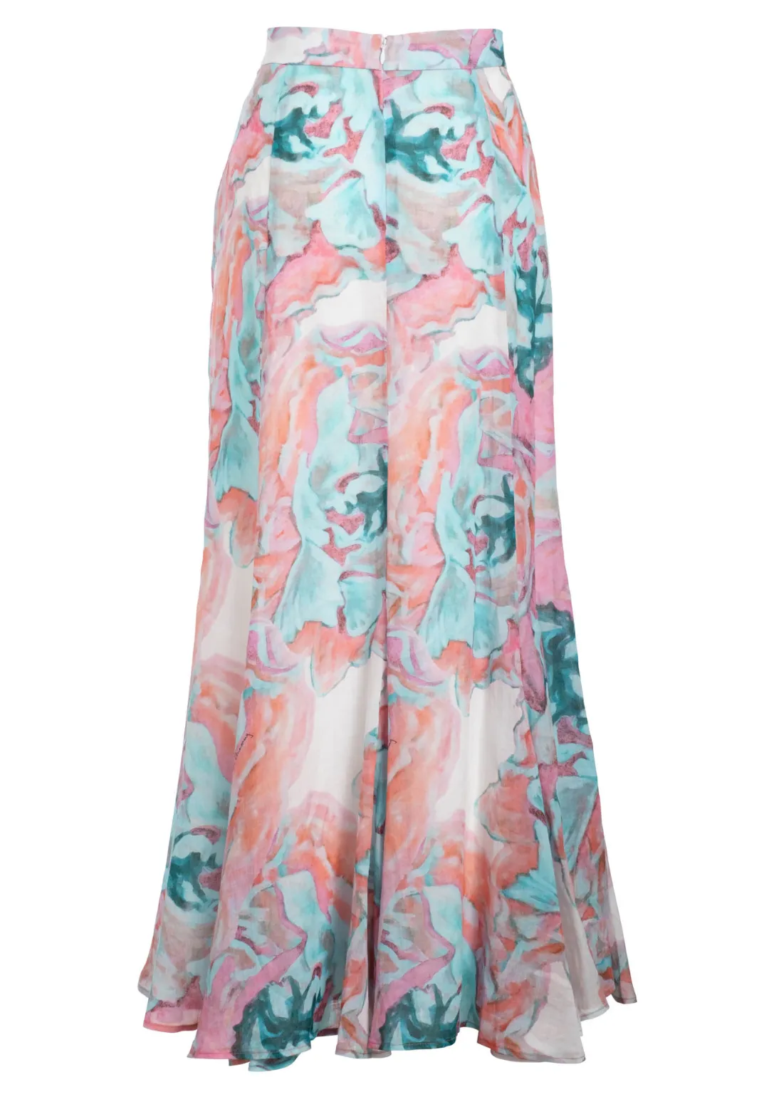 Crawford Cotton Skirt in White Daiquiri