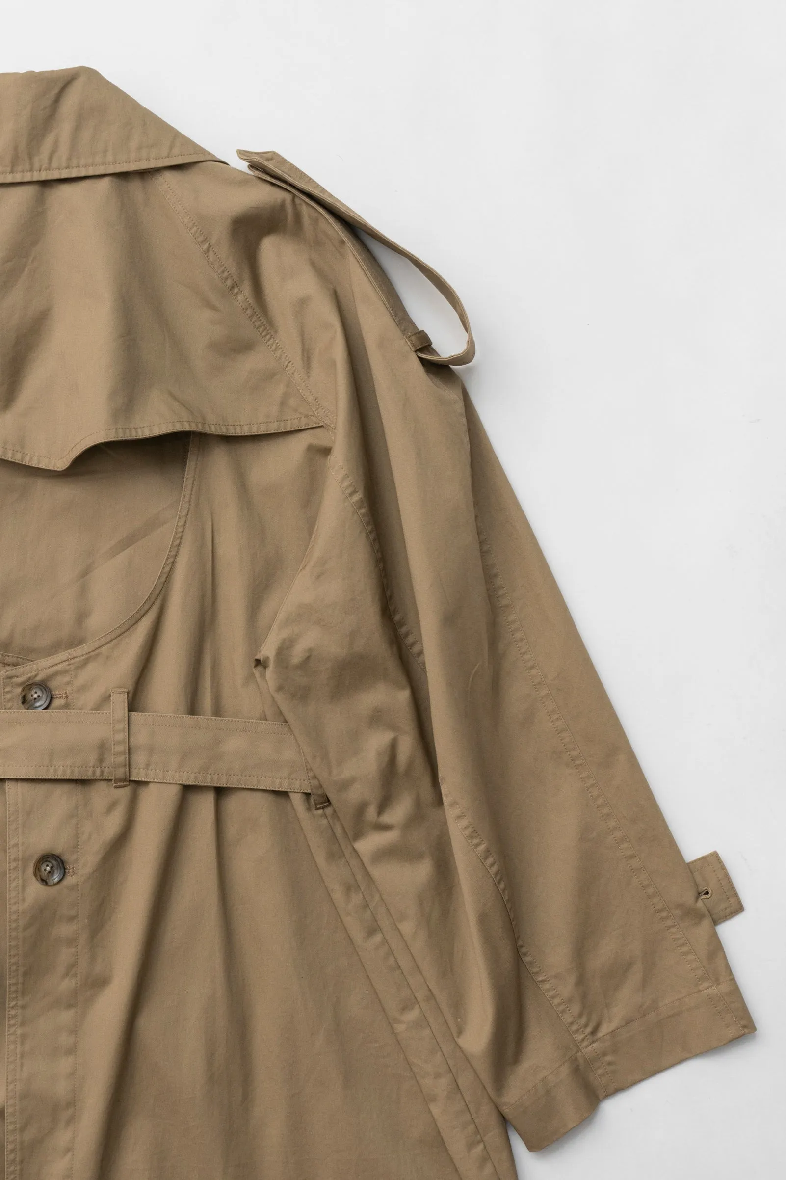 Cut-out Trench Coat