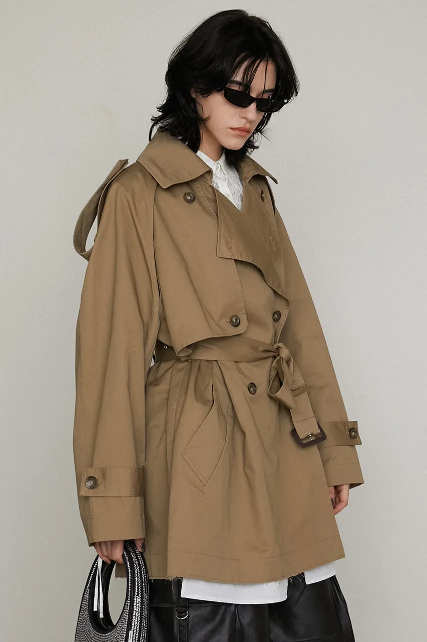 Cut-out Trench Coat
