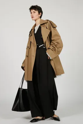 Cut-out Trench Coat