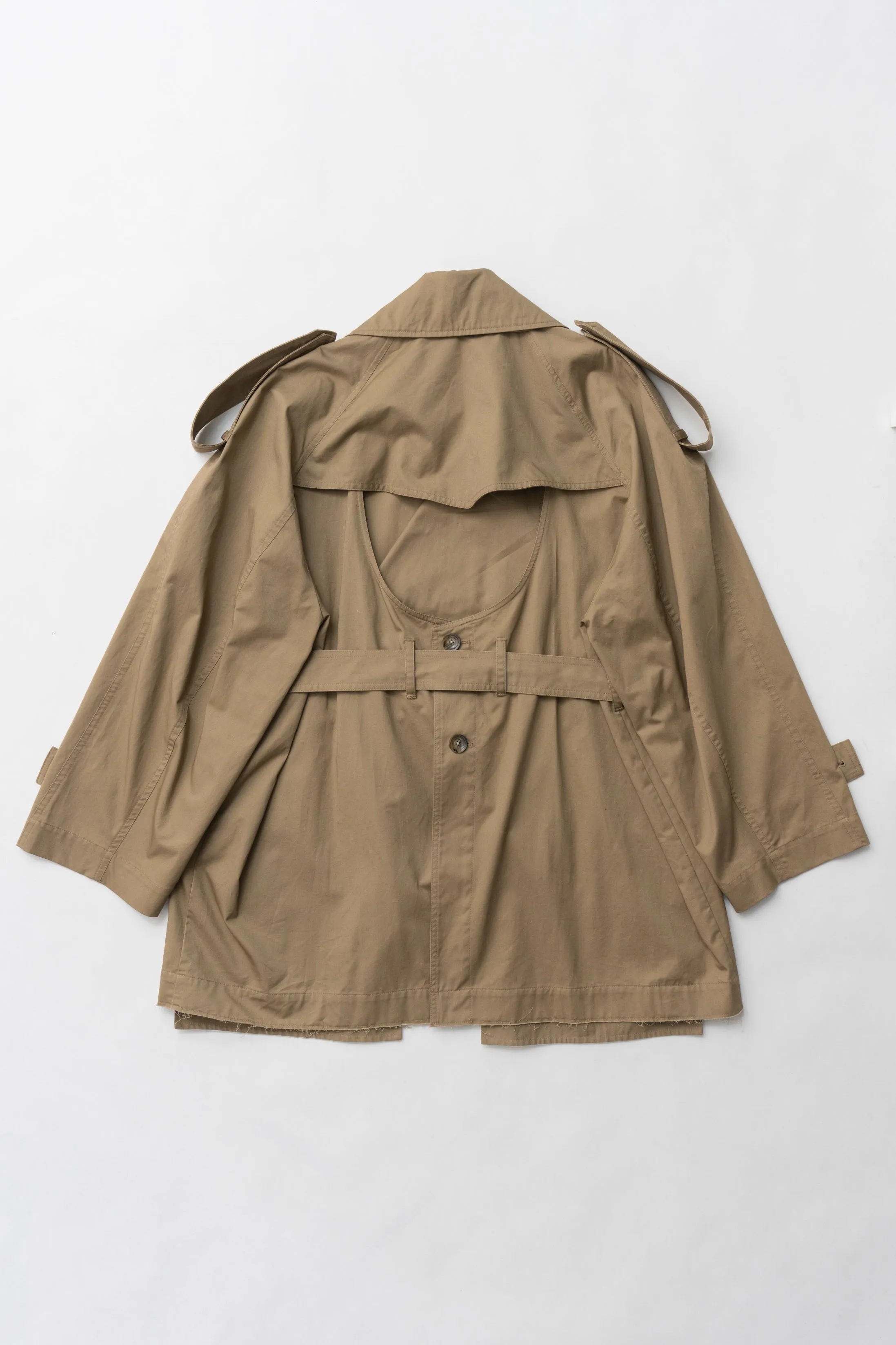 Cut-out Trench Coat