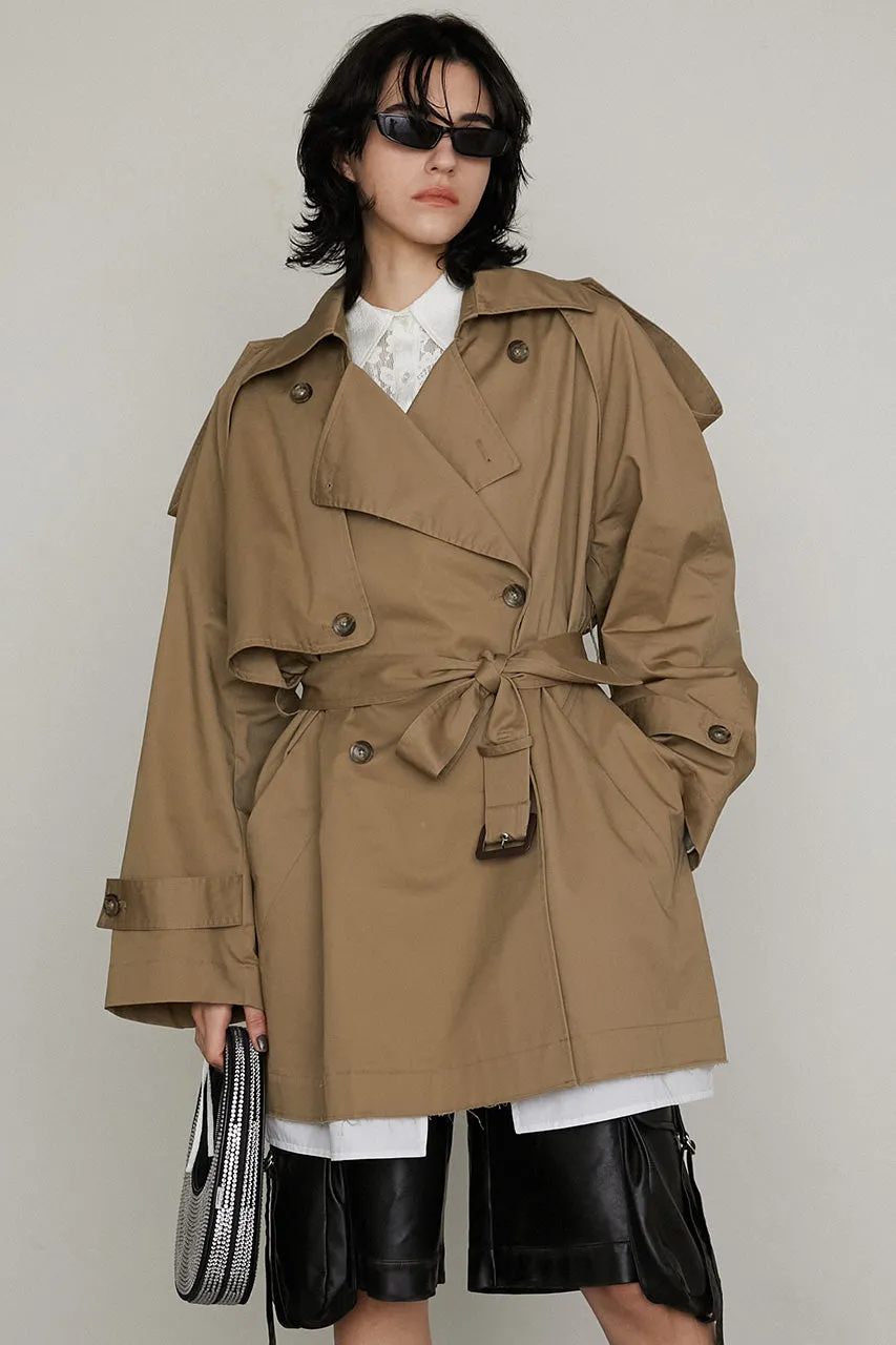 Cut-out Trench Coat