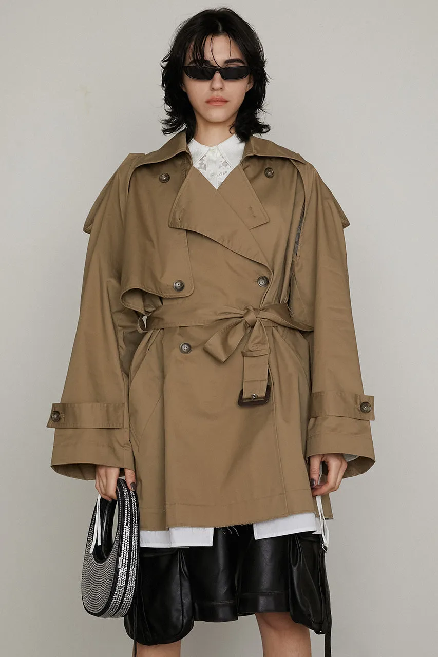 Cut-out Trench Coat
