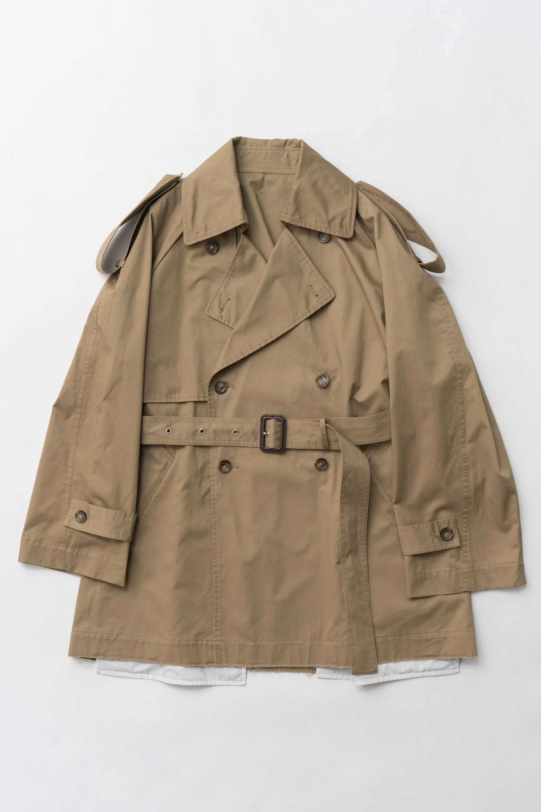 Cut-out Trench Coat