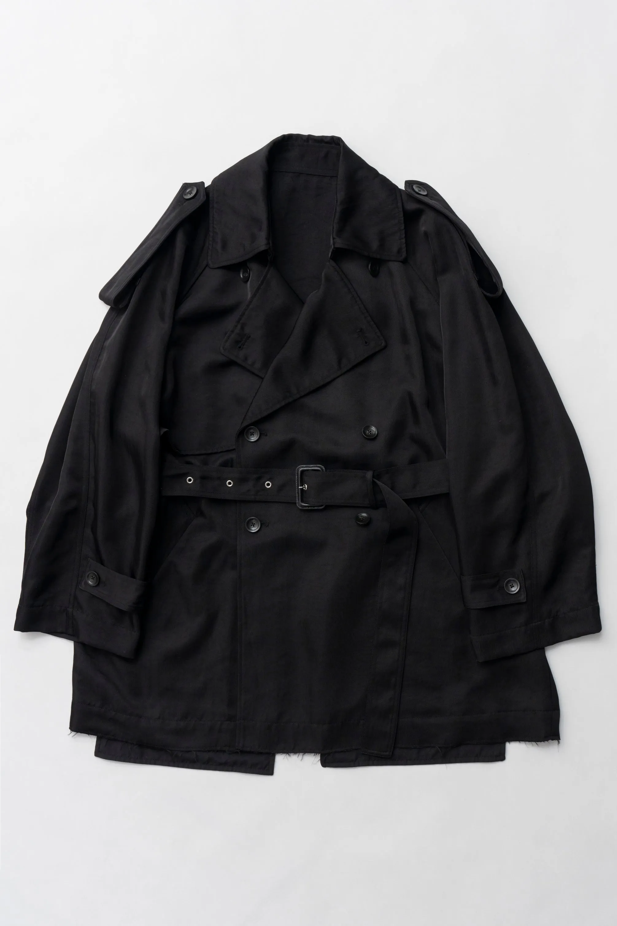 Cut-out Trench Coat