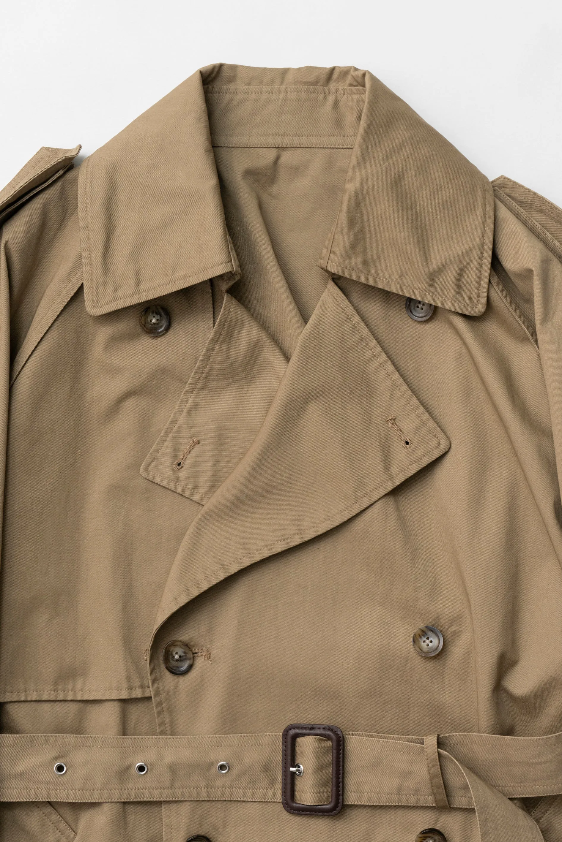 Cut-out Trench Coat