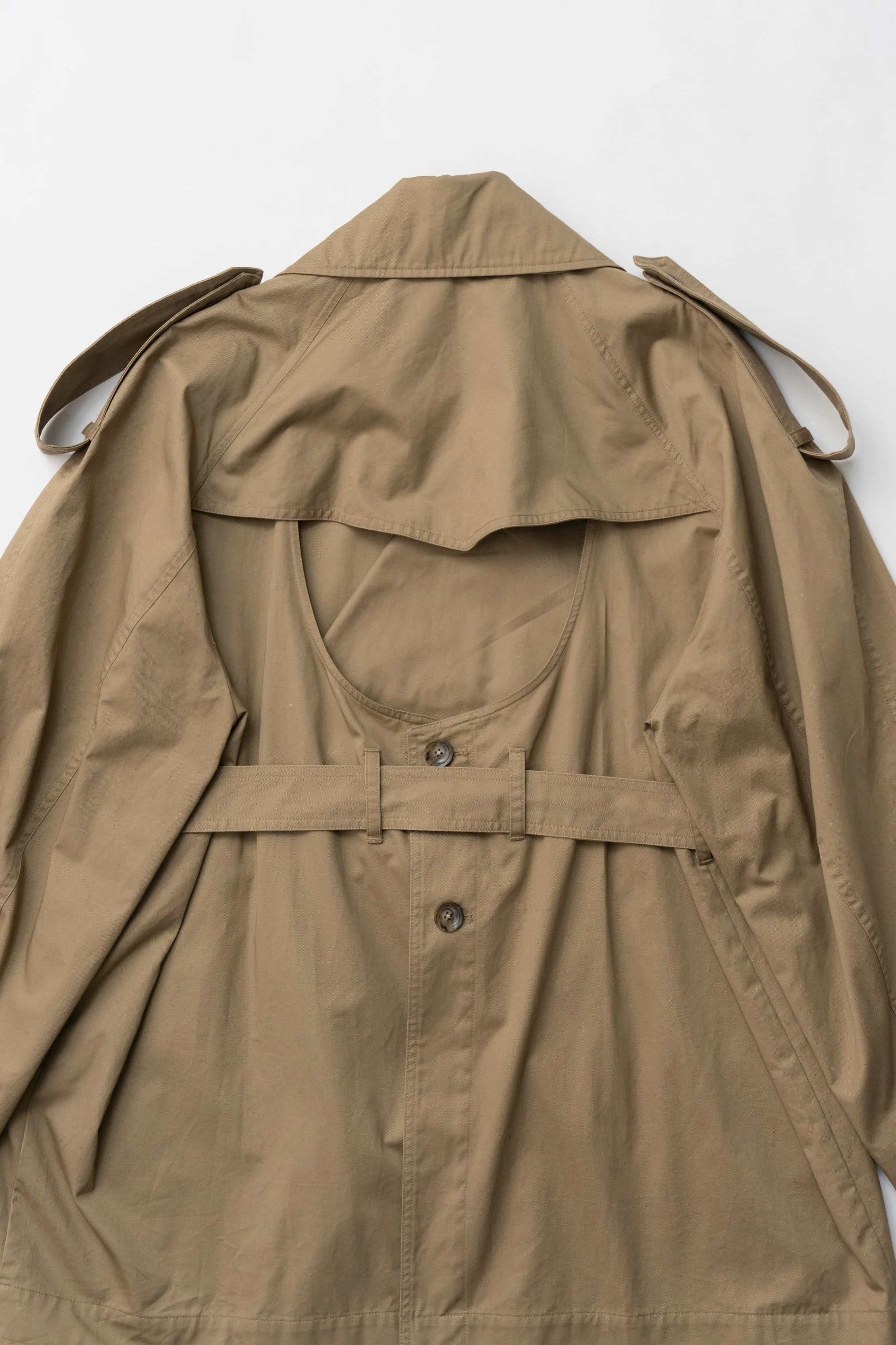 Cut-out Trench Coat