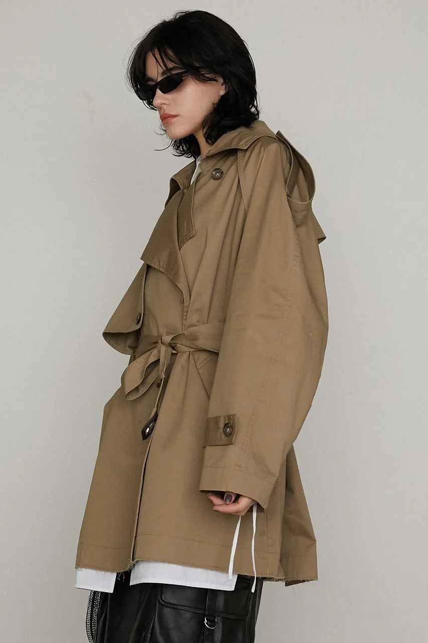 Cut-out Trench Coat