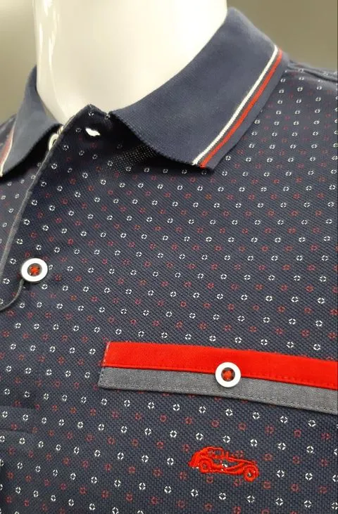 Dario Beltran Polo Shirt 472 - Navy