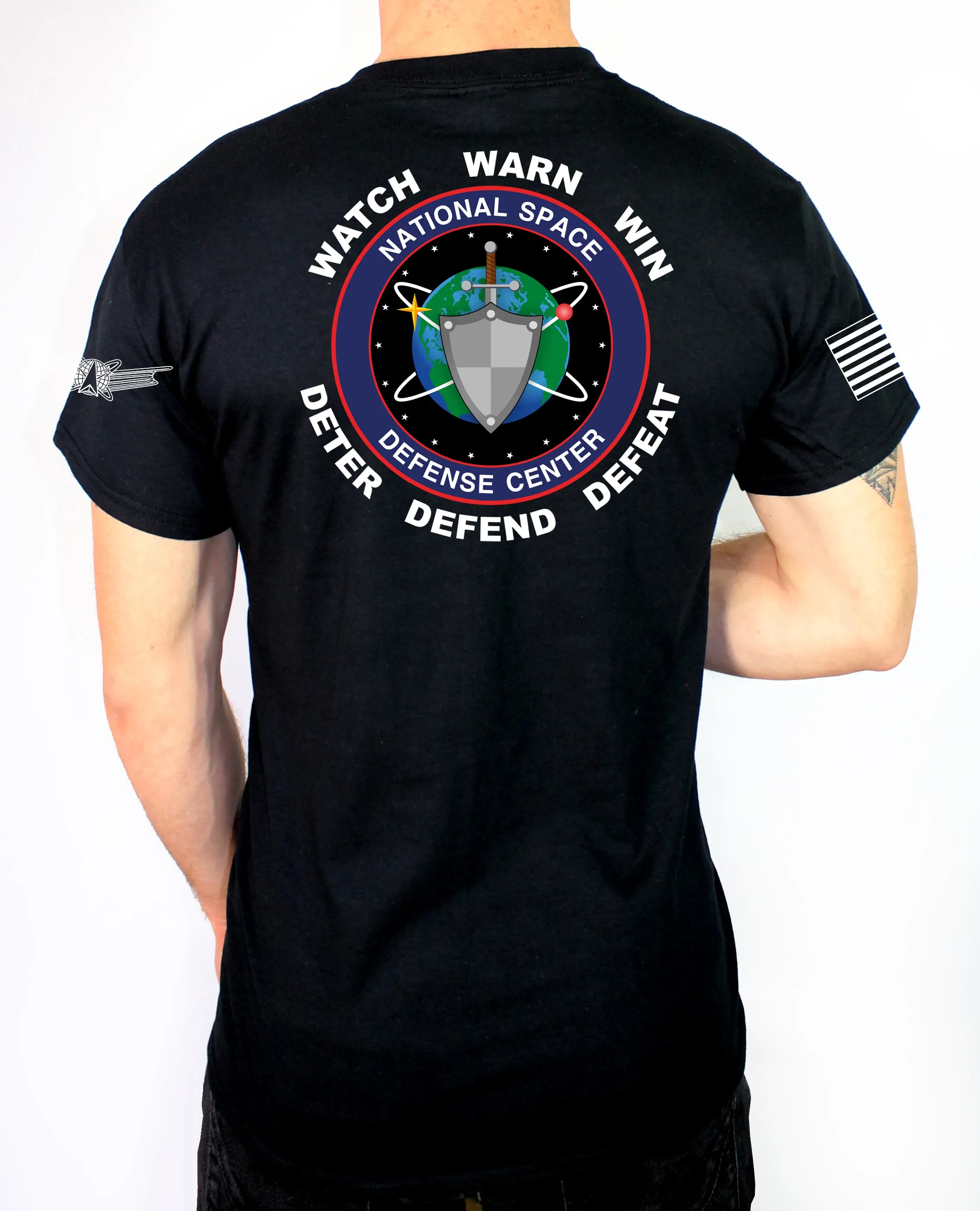 DEL 15 Black 50-50 Blend Unisex PT Short Sleeve Shirt