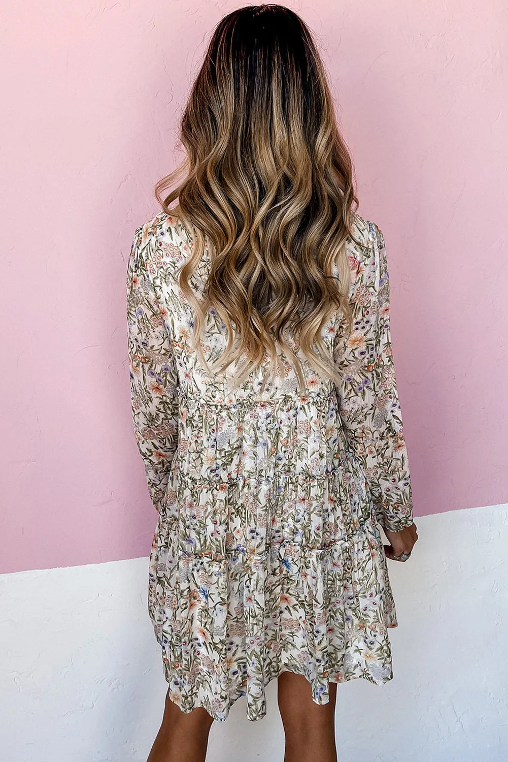 Diane Mock Neck Dress