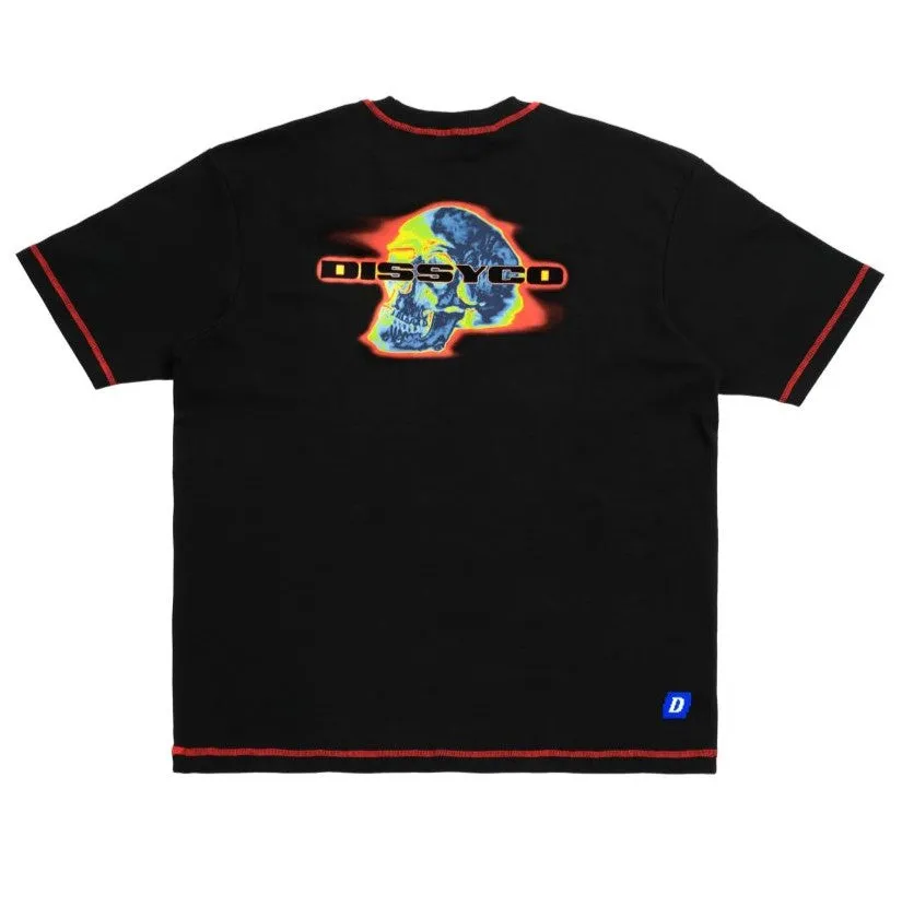 Dissyco | Thermal Skull Black Tee