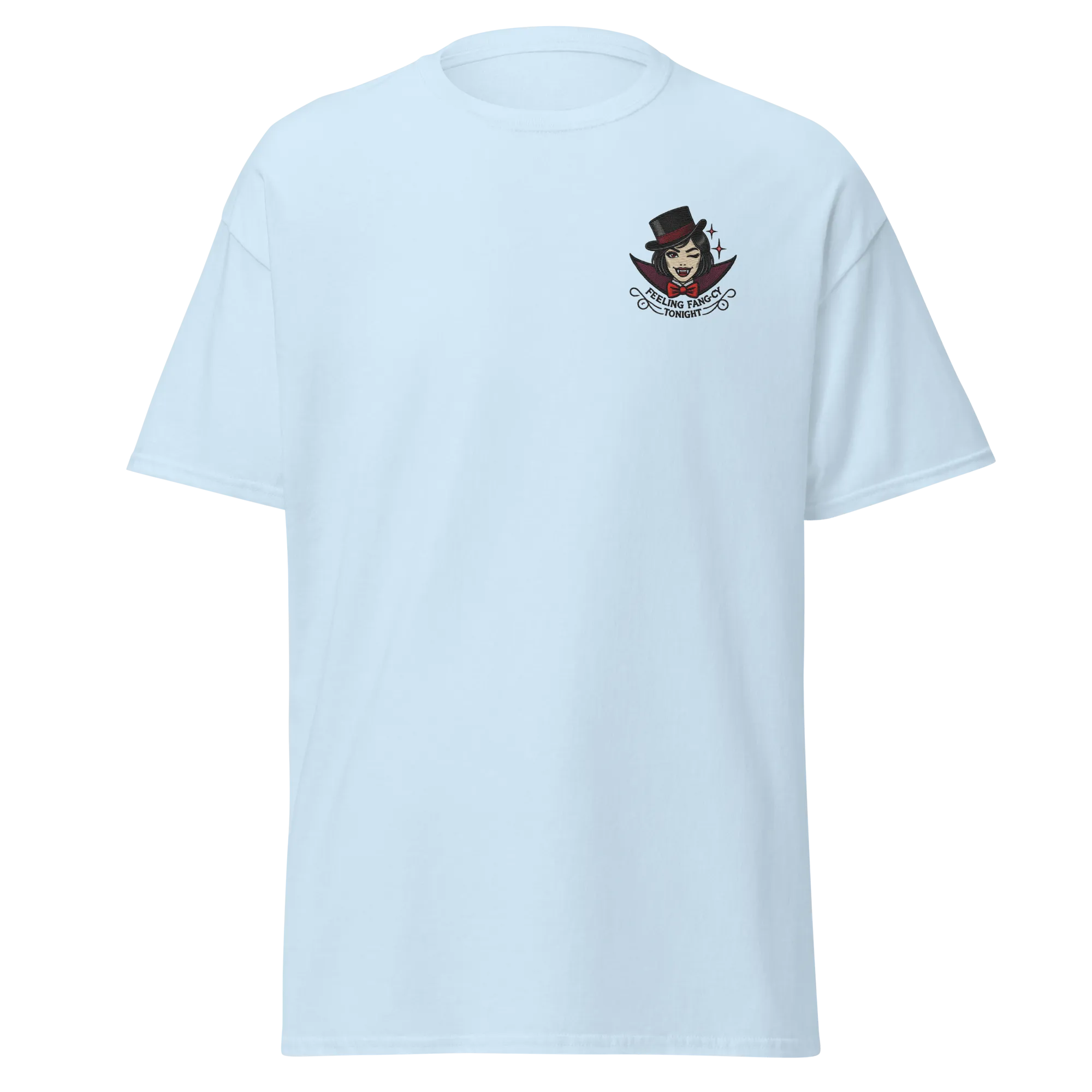 Feeling Fang-cy Tonight! - Halloween T-Shirt - Vampire Halloween T-Shirt