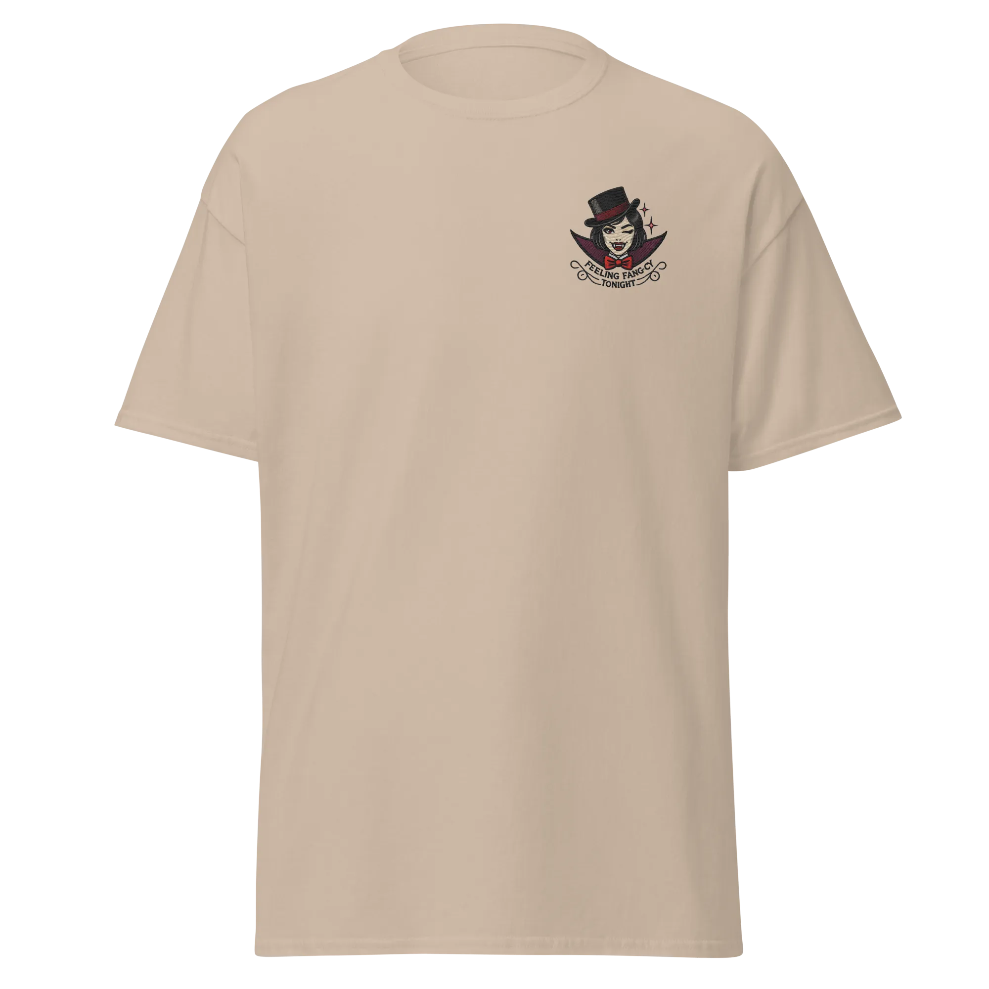 Feeling Fang-cy Tonight! - Halloween T-Shirt - Vampire Halloween T-Shirt