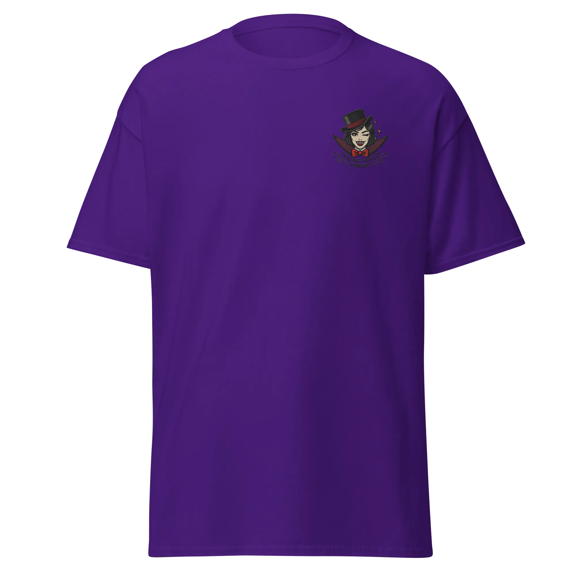 Feeling Fang-cy Tonight! - Halloween T-Shirt - Vampire Halloween T-Shirt