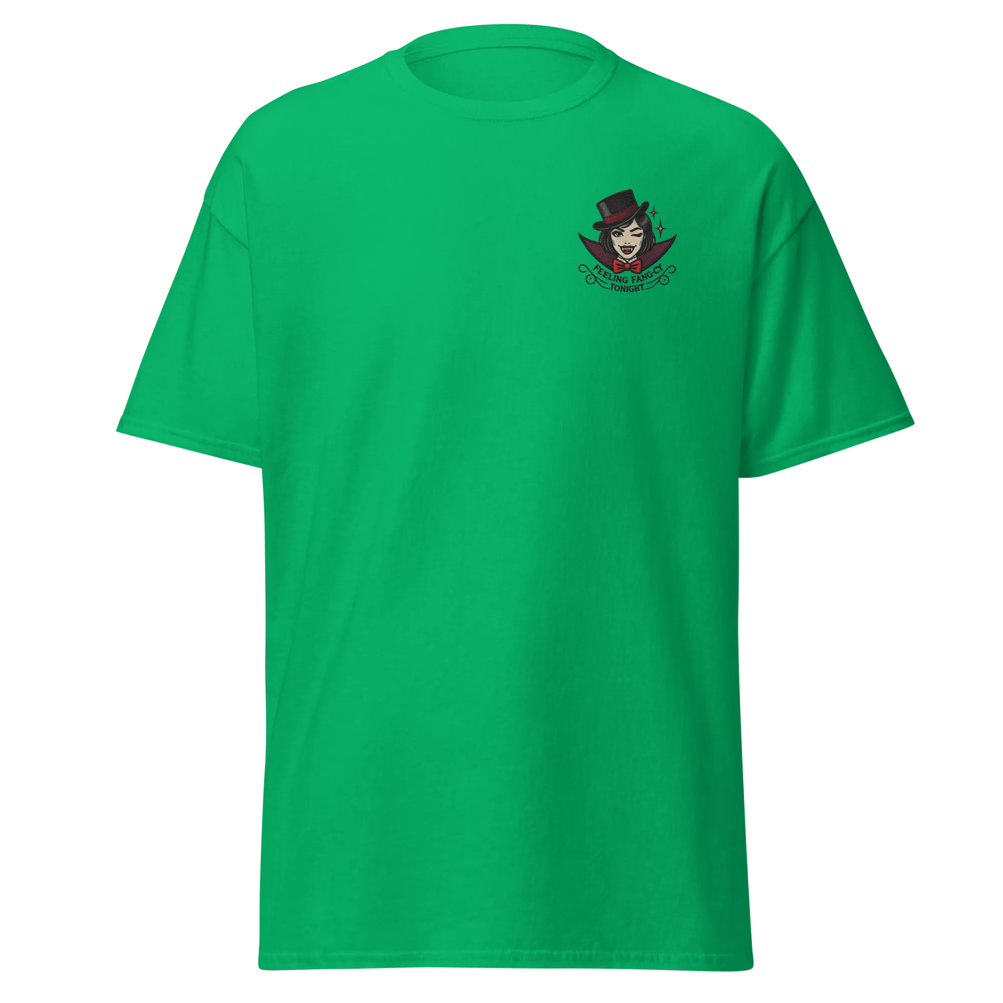 Feeling Fang-cy Tonight! - Halloween T-Shirt - Vampire Halloween T-Shirt