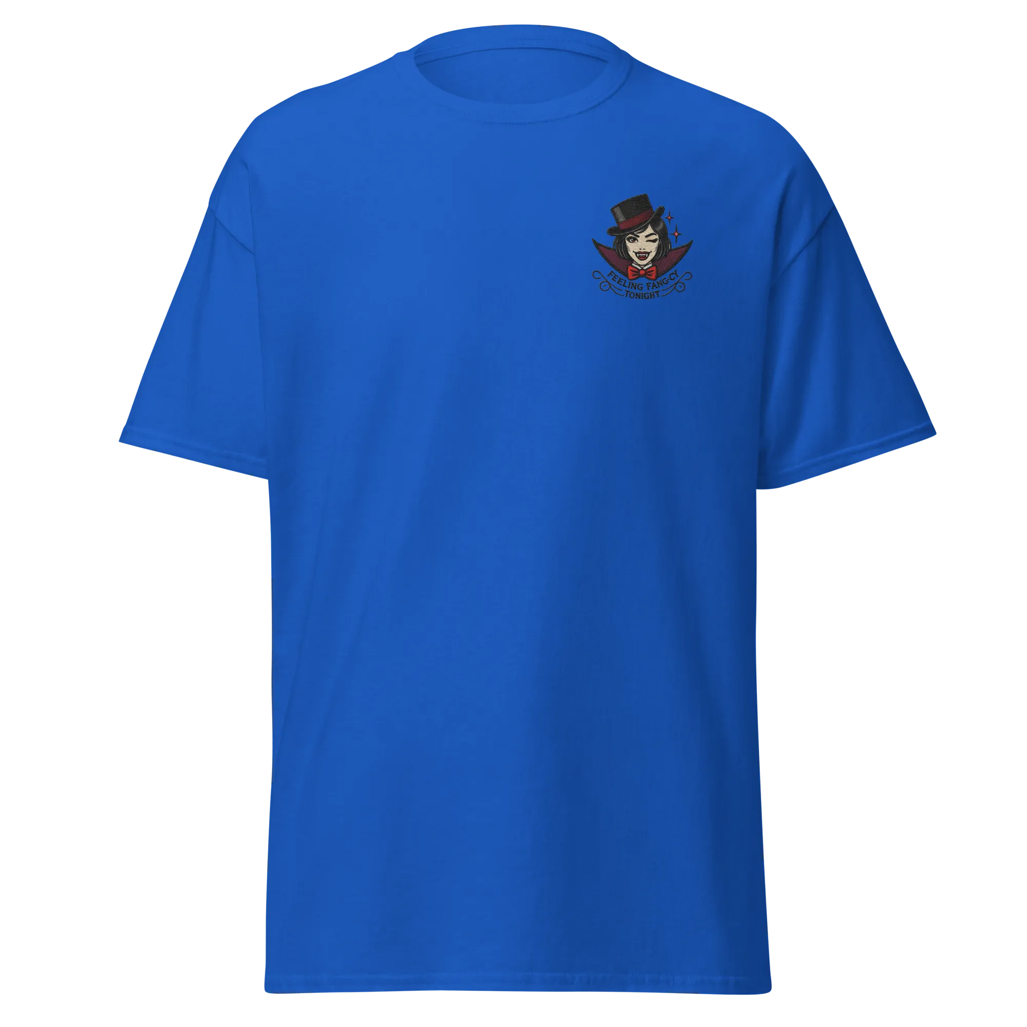 Feeling Fang-cy Tonight! - Halloween T-Shirt - Vampire Halloween T-Shirt