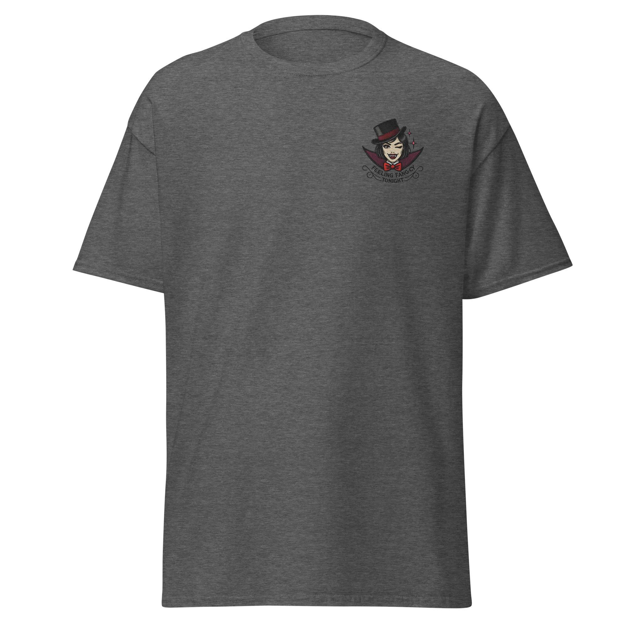 Feeling Fang-cy Tonight! - Halloween T-Shirt - Vampire Halloween T-Shirt
