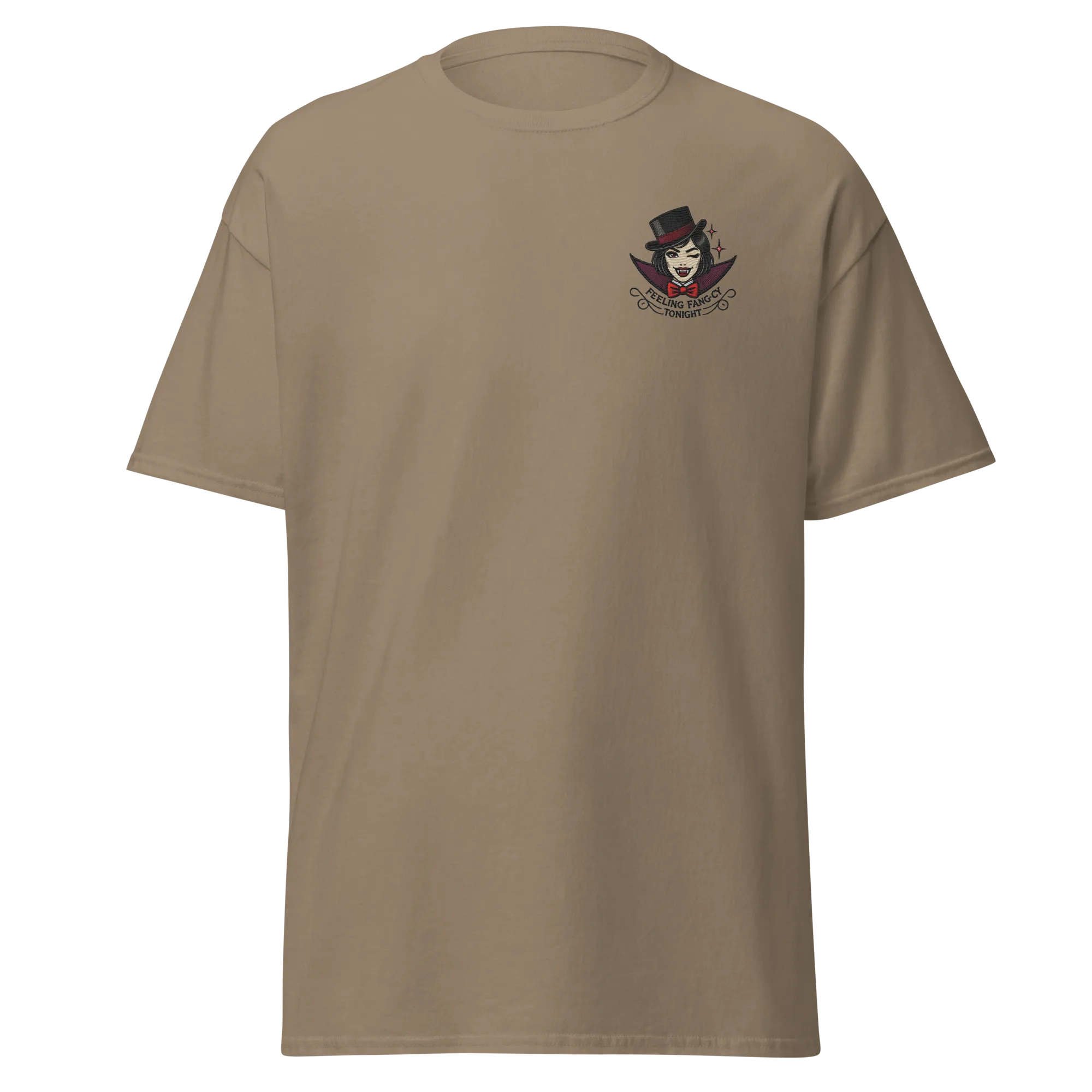 Feeling Fang-cy Tonight! - Halloween T-Shirt - Vampire Halloween T-Shirt